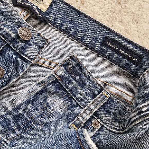 Citizens of Humanity Charlotte Straight High Rise Wynwood Jeans 25 - Picture 4 of 9